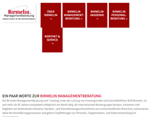 Tablet Screenshot of birmelin.de